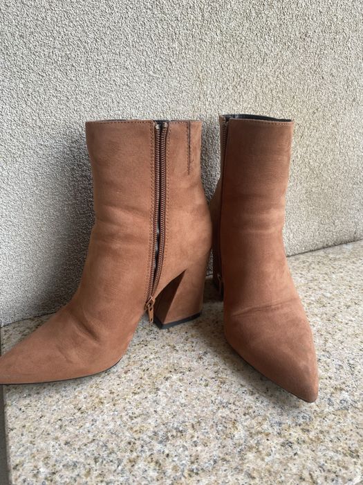 Дамски кафеви зимни боти