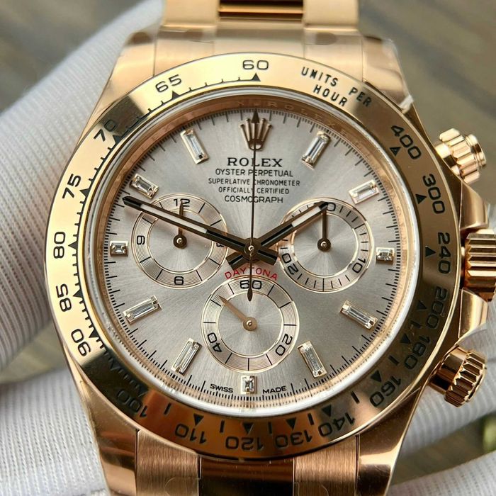 rolex daytona розово злато / злато 4130