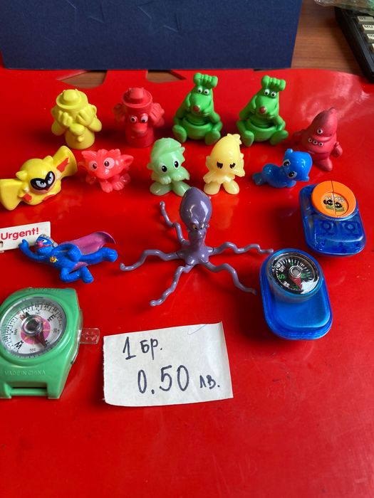 Играчки от Kinder яйца ново сет 6 бр.