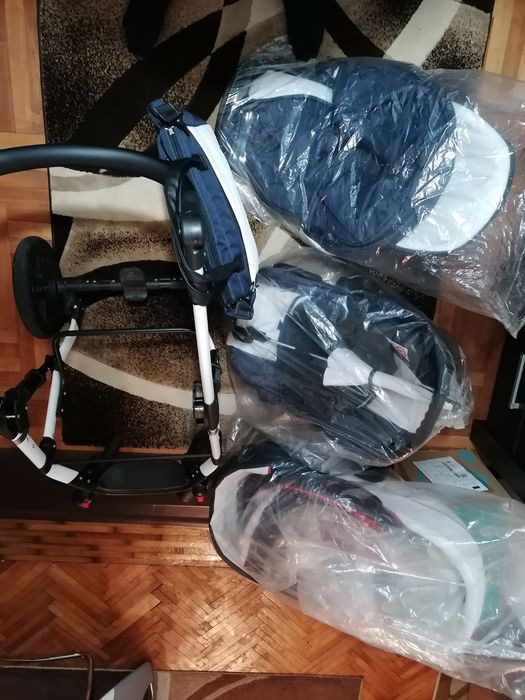 Carucior 3 in 1 Krausman Poema Navy