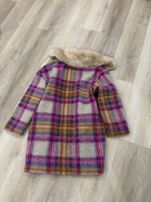 Дамско цветно палто