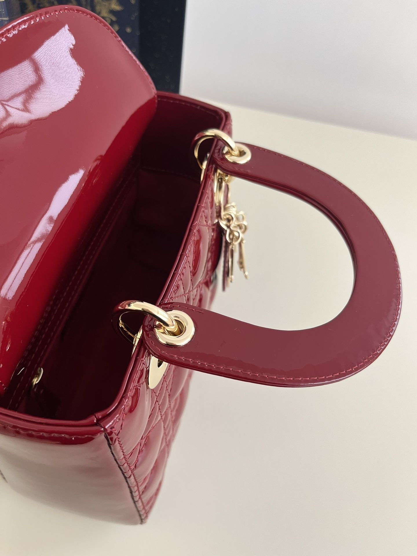 Geanta Christian Dior Lady 17/20cm, tip Premium