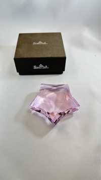 Cristal roz Rosenthal Prespapier Stea diamant vechi de colectie
