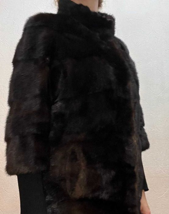 Шуба Норка  натуральная