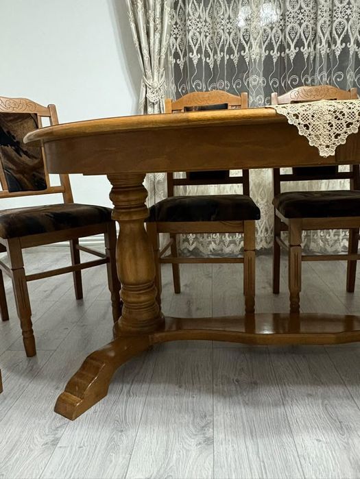 Masa extensibila lemn masiv BLACK FRIDAY