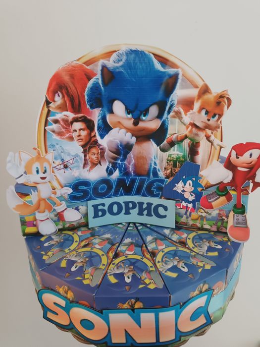 Изработка на картонени торти Frozen, Minecraft ,Соник,Блуи и други