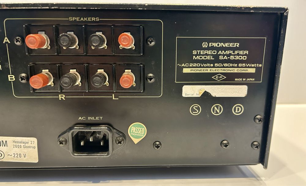 Vand amplificator Pioneer SA-5300 Vintage