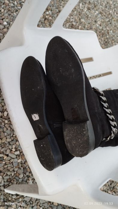 Cizme piele întoarsă , mărimea 35