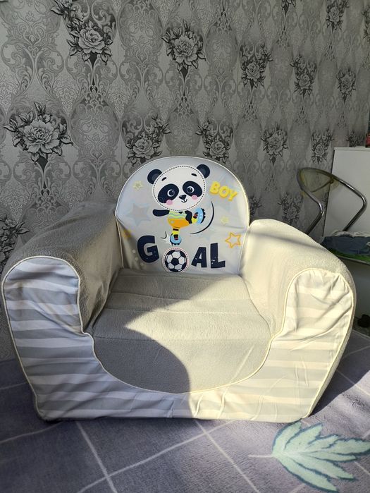 Детское кресло, серое