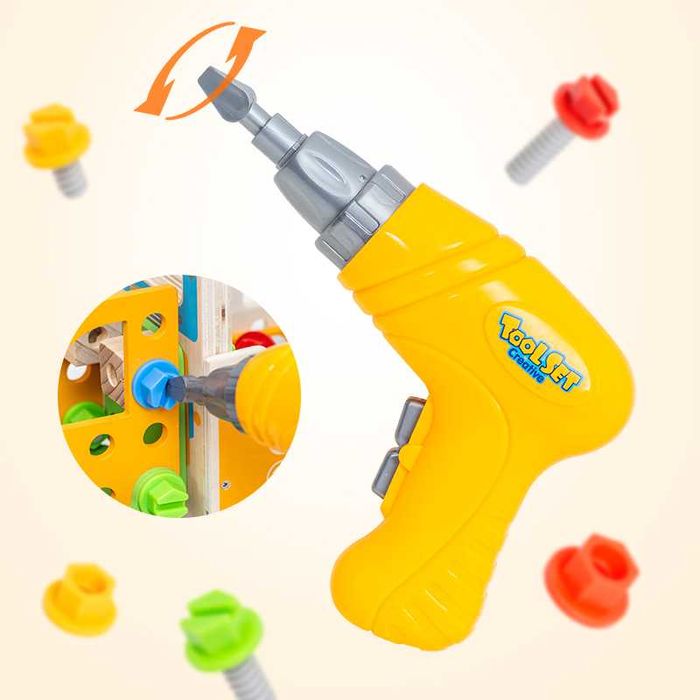 Дървен образователен комплект с инструменти