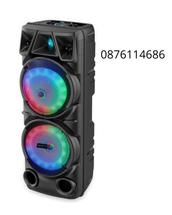 450w Преносима караоке колона ZQS-8210 2х8 инча микрофон