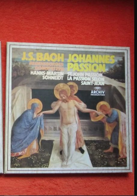 rar vinil  Bach St.John Passion Patimile dupa Ioan Germania 1979