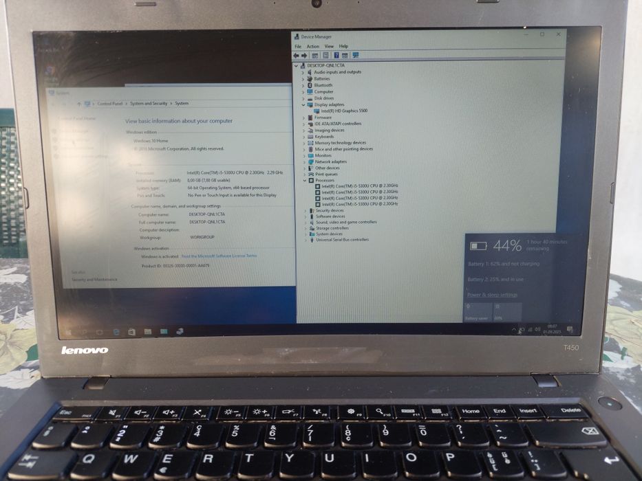 Laptop Lenovo Thinkpad T450