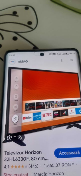 TV horizon pentru piese