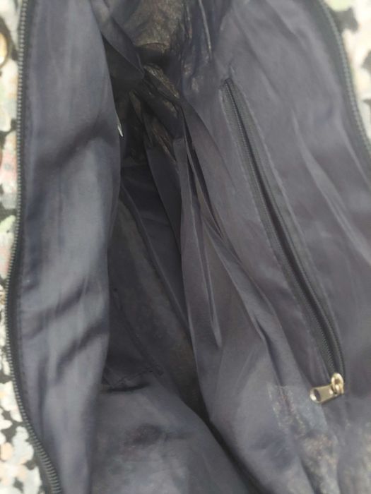 GEanta superba de shopping imprimeu floral