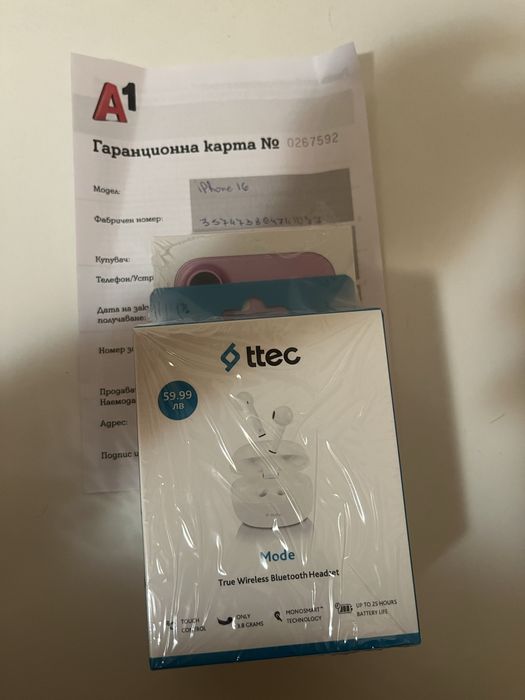 Iphone 16 256GB розов