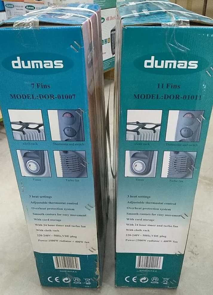 Масляные радиаторы "DUMAS"