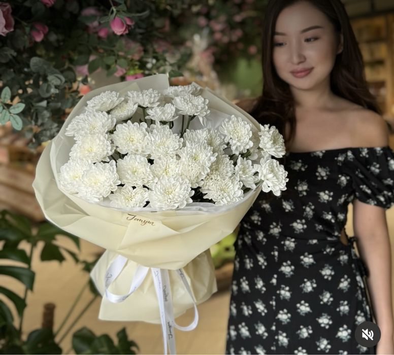 Букет цветы подарка гүл хризантема