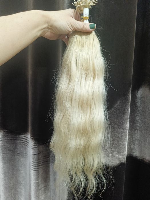 Натуральные волосы блонд