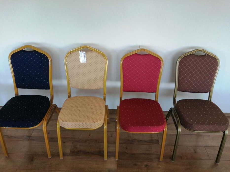 Scaune solide biserică, cămin cultural, restaurant cadru otel 1.2 mm