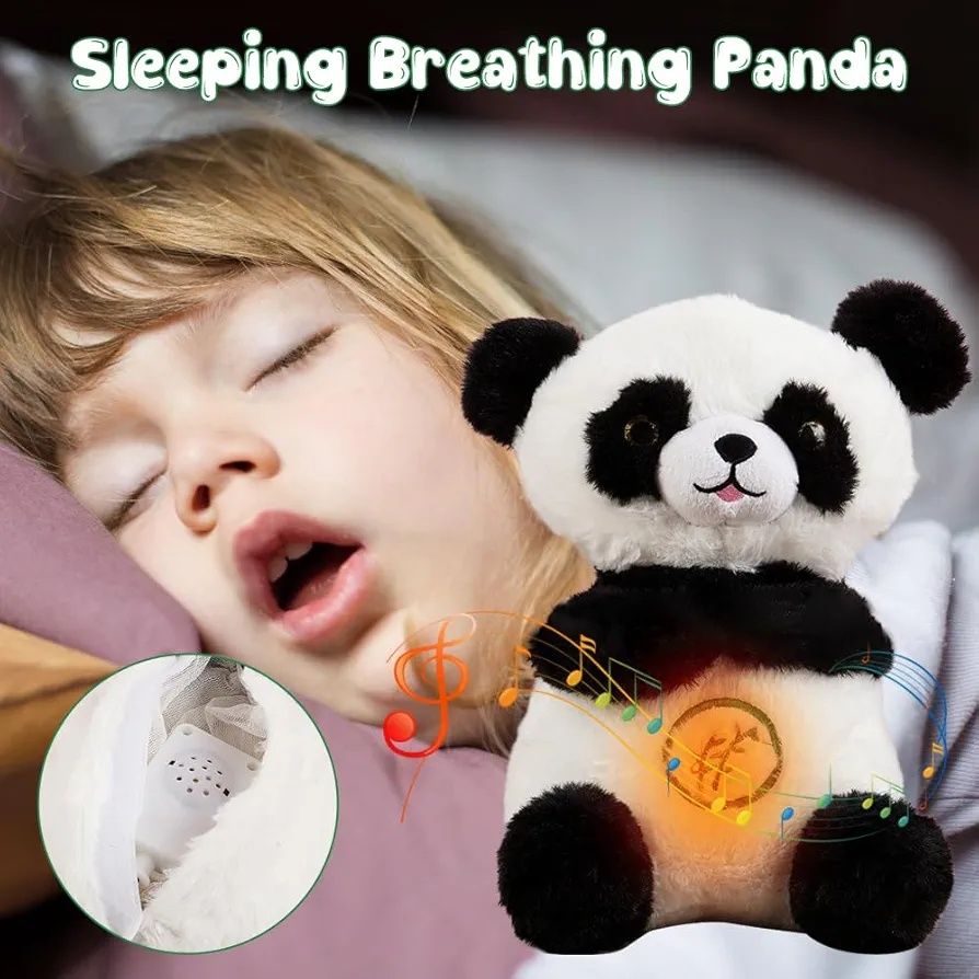 Интерактивна дишаща плюшена Панда, Дишаща играчка Панда Panda
