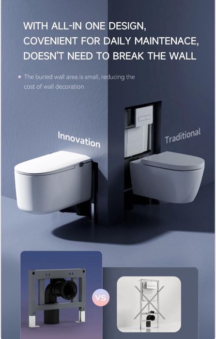 Умна окачена тоалетна / Smart Toilet