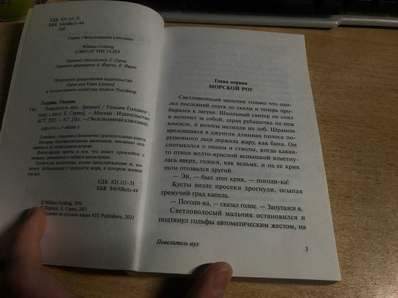 Книга, Роман. Повелитель мух.