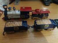 Trenulet royal blue set complect