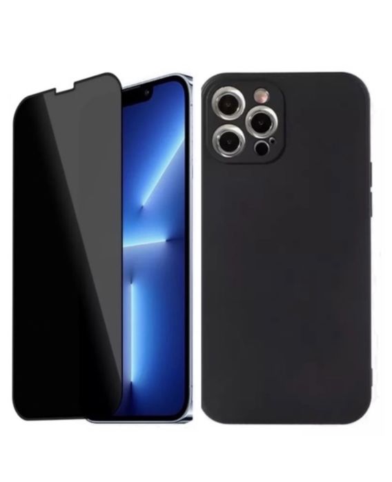 Iphone 14/15/16E/17 PRO MAX Husa Tpu HD + Folie Sticla Curbata 7D 22D