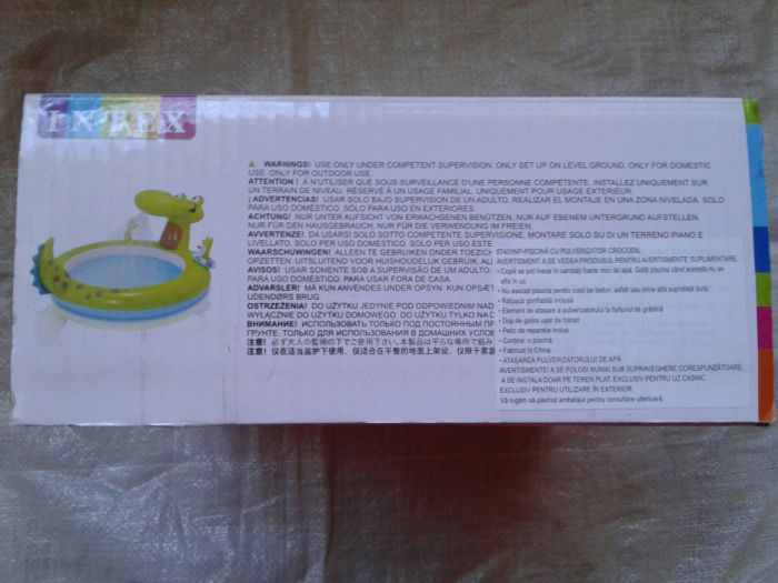 Centru/ Piscina stropi Intex, Crocco, 198x160x91cm, articol nou