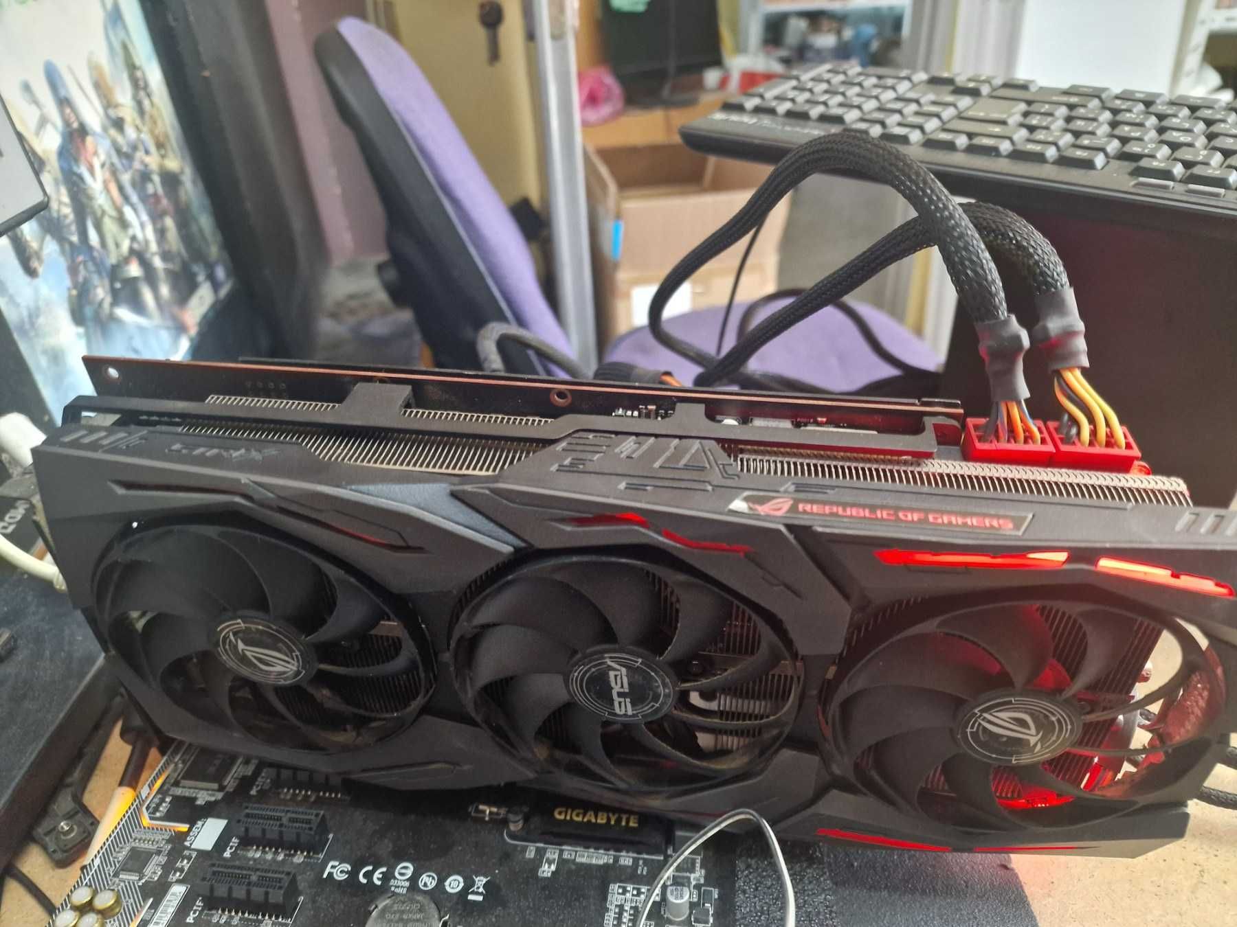 AMD Radeon RX5700X TAsus Republic of Gamers 8Gb DDR6 Гаранция 3 месеца