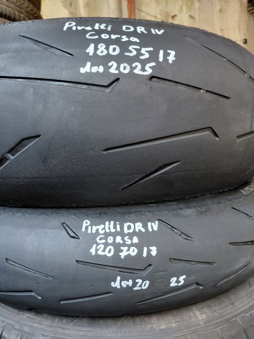 120/70/17"-180/55/17 Pirell diablo Rosso Corsa dot2025