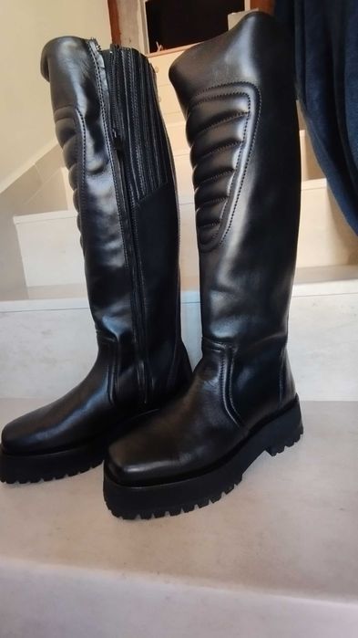 Ботуши естествена кожа 38 номер