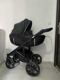 Бебешка количка Kuga 3в1: цвят: черен