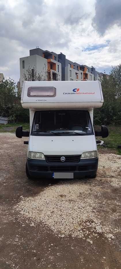 Уникален кемпер Fiat Ducato 2.8 JTD със солар и подобрения
