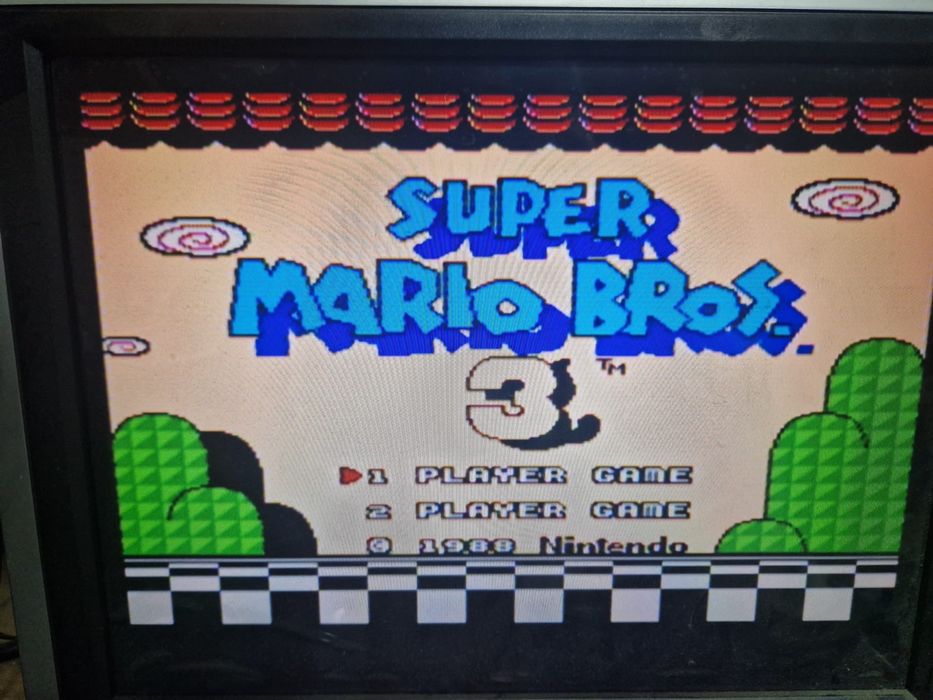 consola nintendo nes entertainment system  1985 + super mario 3