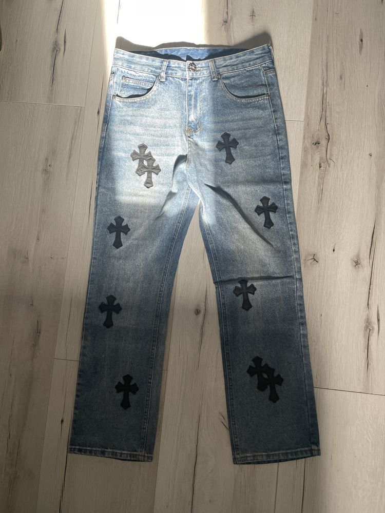 Blugi/Jeans Chrome Hearts marime 30 (nu dsquared2, nu amiri, nu levis)