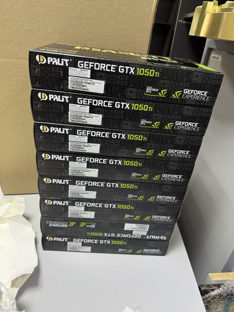 Невскрытые Видеокарты NVIDIA Palit GeForce GTX 1050ti STORMX GDDR5-4GB