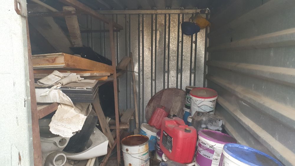 Container depozitare, magazie din tabla zincata 3m x 2.2 m