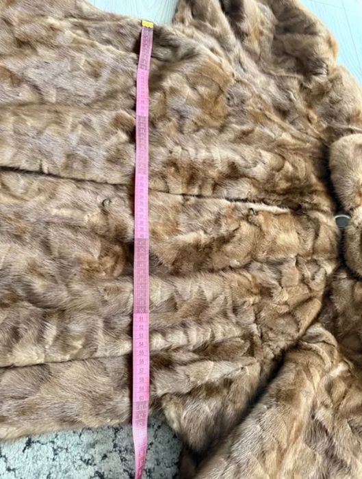 Уникално женско дълго палто от естествена кожа- необличано!