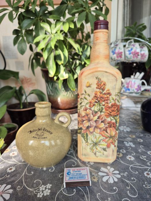 Бутылки для декора