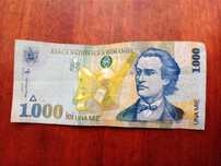 Bancnotă de 1000 lei Mihai Eminescu 1998 serie 009C