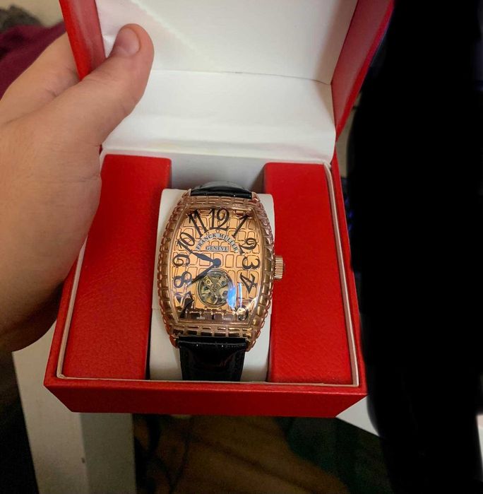 Мъжки часовник Franck Muller Gold Croco 2023 Model