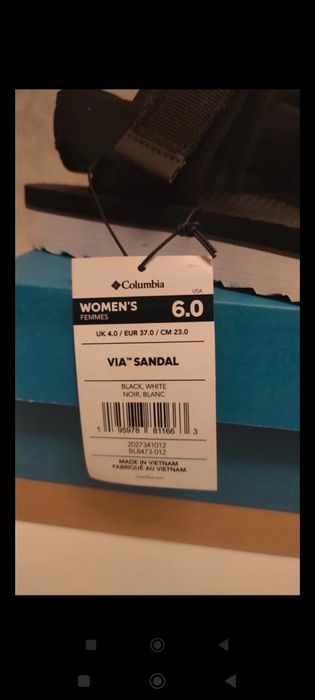 Sandale noi Columbia mărimea 37