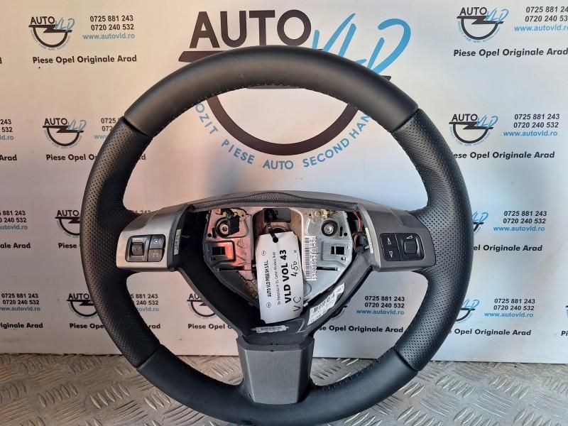 Volan piele perforata reconditionat Opel Vectra C facelift