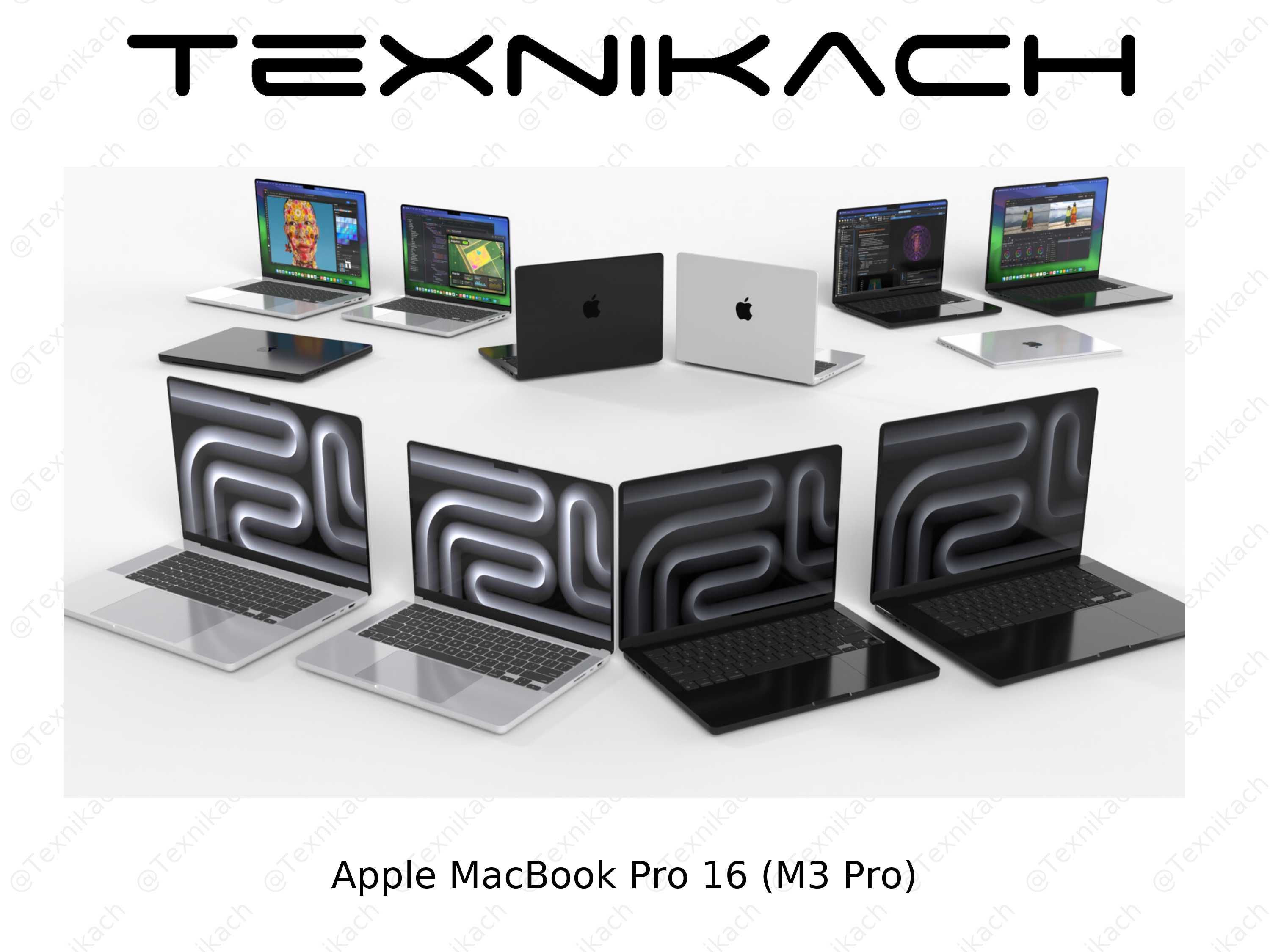 Новый • Apple MacBook Pro 16" (M3 Pro) 18/512Gb • 18/1Tb • Доставка