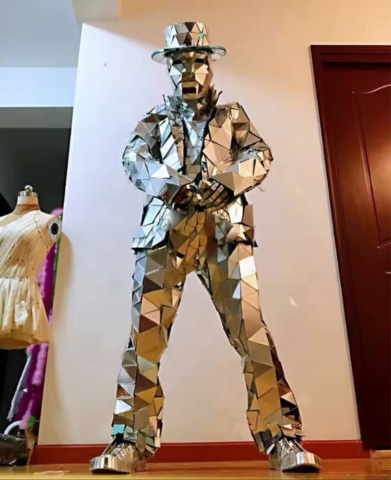 Costum gentelmen argintiu