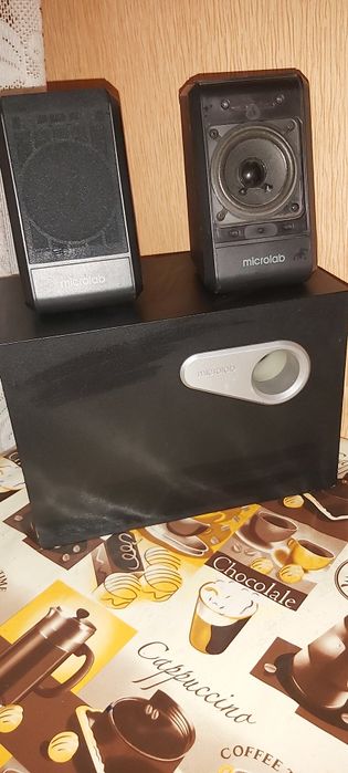 Колонки Microlab m 200  мощный звук