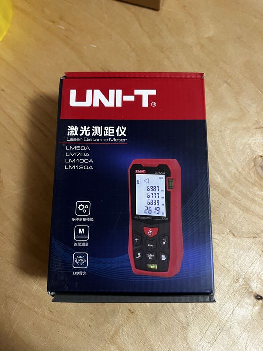 Шумомер, Лазерный дальномер  и Люксметр бренда Uni-t