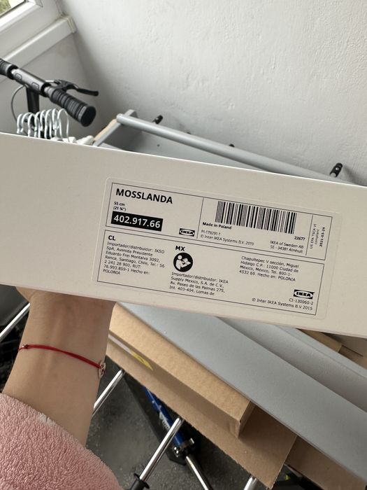 Vand etajere Flisat si Mosslanda Ikea